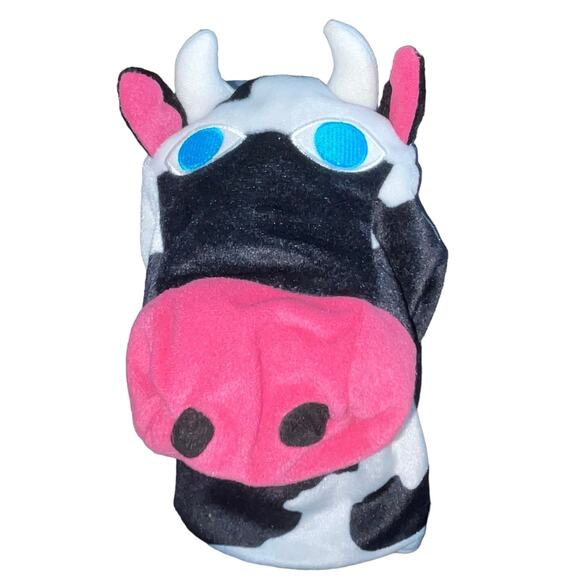 IKEA Hand Puppet Cow Klappar Lantlig Movable Mouth Plush Realistic Pretend 10" - Picture 2 of 11